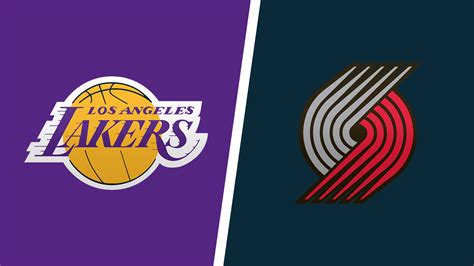 Portland Trail Blazers vs. Los Angeles Lakers Live Score and .